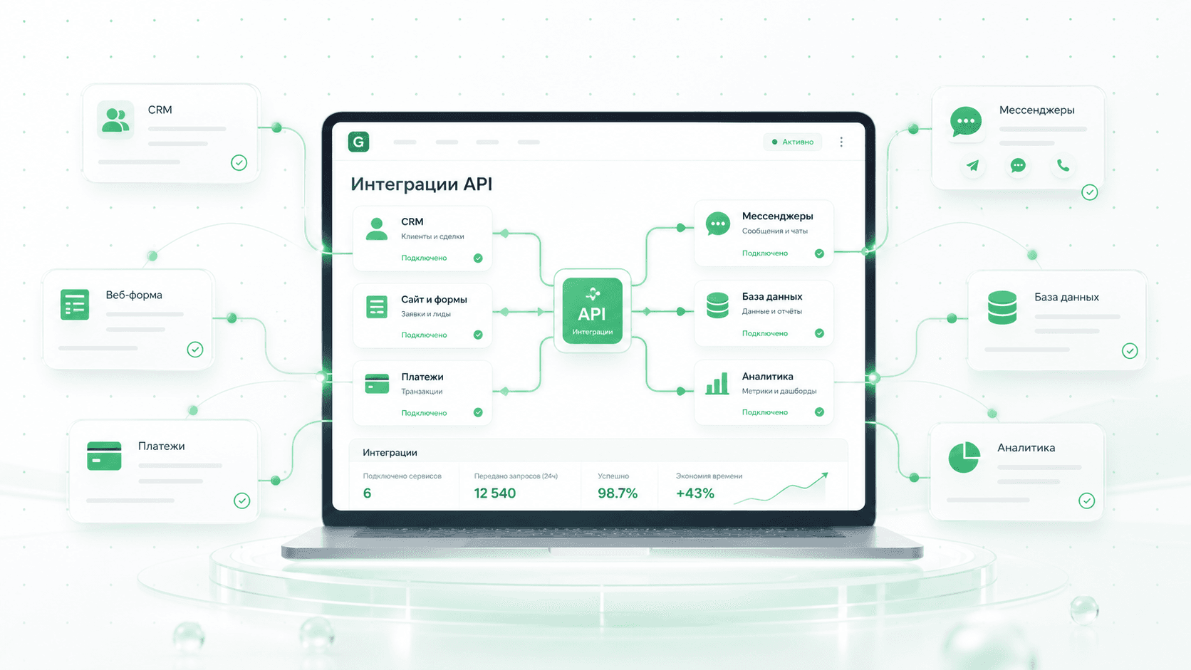 Интеграции API и CRM